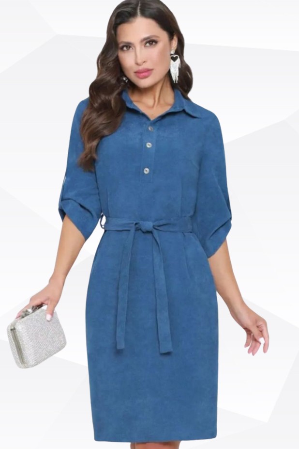 Velvet dress: Jeans